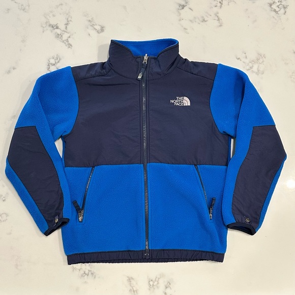 The North Face Navy and Royal Blue Denali Fleece Jacket - Picture 1 of 6